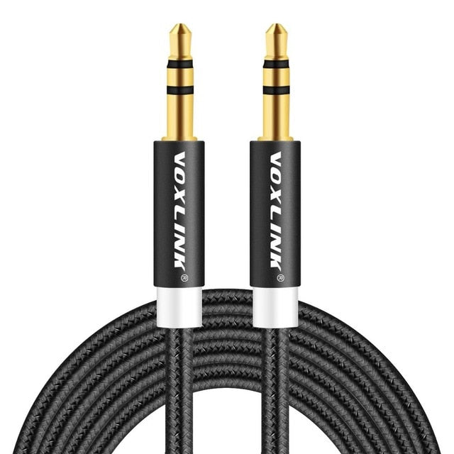 VOXLINK 3.5 mm Jack Audio Cable 3.5mm Male to Male Stereo Auxiliary Cord for iPhone 6 6S Car PM4 PM3 headphone Speaker aux cord