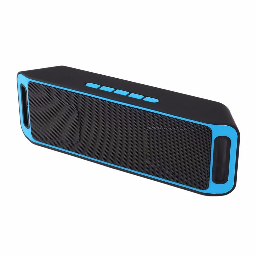 Portable Wireless Bluetooth Speaker Stereo Subwoofer USB Speakers TF FM Radio Built-In Mic Sound Changer SC208