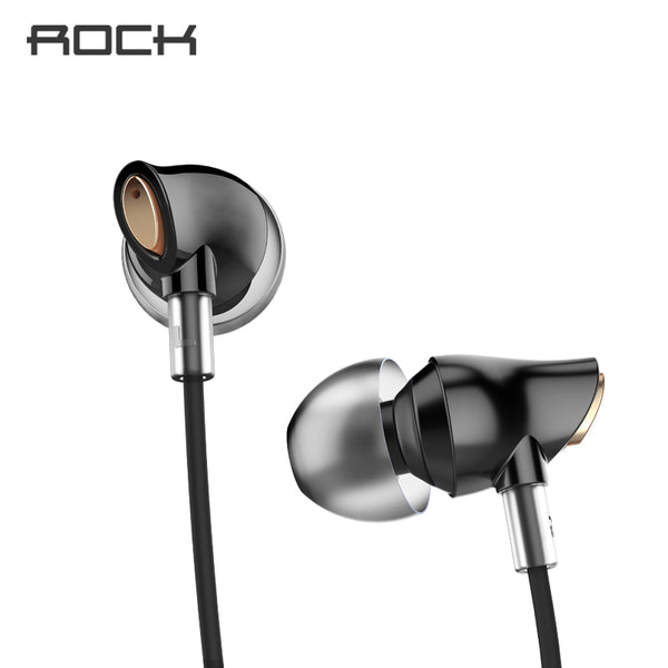 Rock Luxury Zircon Stereo Earphone Headphones Headset 3.5mm Earphones Earbuds for iPhone Samsung Xiaomi with Micro 3.5mm Headset