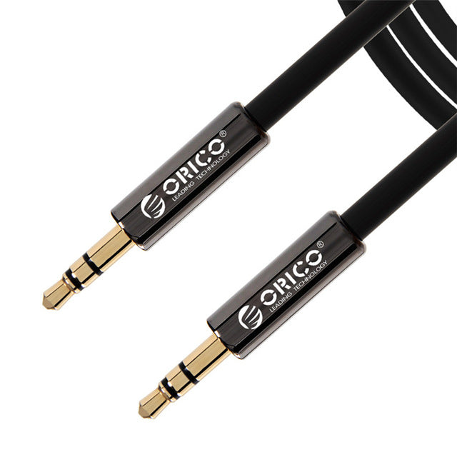 Orico Aux Cable 3.5mm Jack Gold Plated Male to Male Audio Cable Round Aux Cord for Car/Headphone/speaker/MP3/4