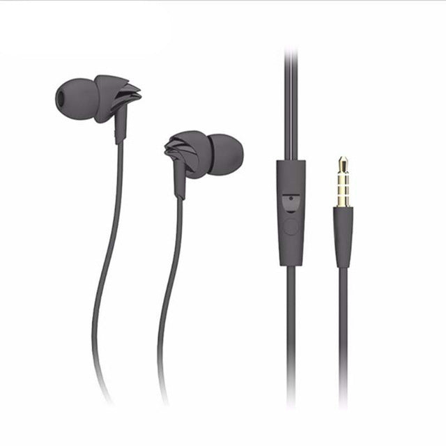 ROCK Y1 Wired Stereo Earphone for Xiao mi with 3.5mm Jack Earbuds Earpiece In-ear Super Clear Noise Isolating Mic for iphone