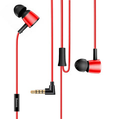 Baseus H07 Hi-Res Audio Wired Earphone Stereo Bass Sound Headset Metal In-Ear Earphone With Mic 3.5mm Jack Earbuds Earpiece