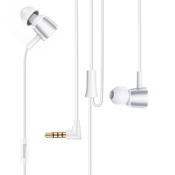 Baseus H07 Hi-Res Audio Wired Earphone Stereo Bass Sound Headset Metal In-Ear Earphone With Mic 3.5mm Jack Earbuds Earpiece