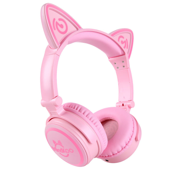 Cat Ear Headphones Mindkoo Unicat Wireless LED light Earphone