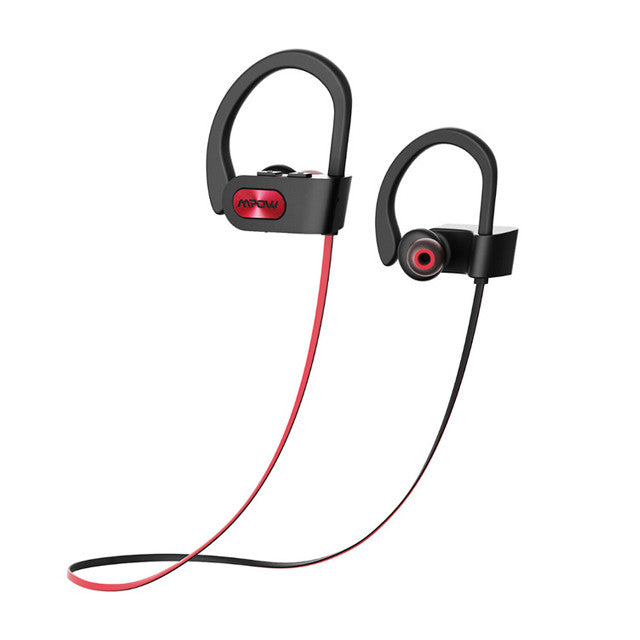 IPX7 waterproof Bluetooth Headphones noise canceling wireless headphone bluetooth 4.1 sports earphone earbuds with mic