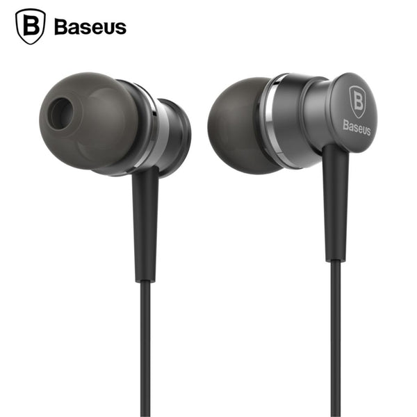 In-Ear Earphone Baseus Wired Stereo Earbuds Super Bass Headset With Mic Earphone For iPhone Xiaomi Samsung MP3 Mobile Phones