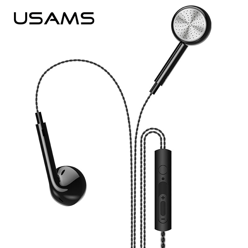 USAMS In-Ear Perfume Earphones Stereo Headset 3.5mm inear Wired Earphone With Microphone Aromatherapy for mobile phone EP-20