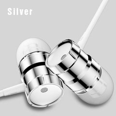 Rock In-ear Stereo Earphone Headset 3.5mm with Mic Earbuds for iPhone, SamSung,Huawei,Xiaomi and More Fone De Ouvido