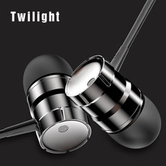 Rock In-ear Stereo Earphone Headset 3.5mm with Mic Earbuds for iPhone, SamSung,Huawei,Xiaomi and More Fone De Ouvido