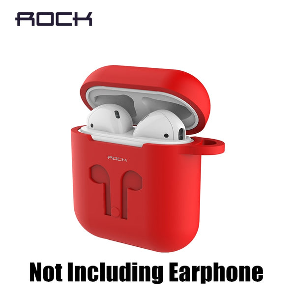 ROCK Earphone Case for Apple Airpods Cover Strap Wireless Bluetooth Headphone Earphone Protector Case Not including the Earphone