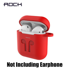 ROCK Earphone Case for Apple Airpods Cover Strap Wireless Bluetooth Headphone Earphone Protector Case Not including the Earphone