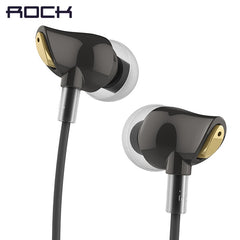 Clearance Sales ROCK In Ear Zircon Stereo Earphone,Hot Sale 3.5mm Headset for iPhone Samsung of  Luxury Earbuds With Mic