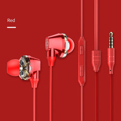 Baseus S10 Double dynamic bluetooth earphone / H10 3.5MM Wired Earphone stereo bass sound earphones with mic for mobile phone