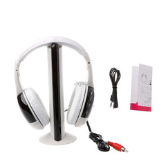 New 5 in 1 Hi-Fi Wireless Headset Headphone Earphone for TV DVD MP3 PC Z17 Drop ship