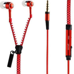 Fashion Universal Stereo 3.5mm in Ear Earphone Earbuds Headphone Zipper Headset