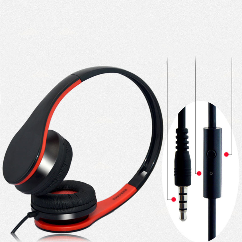 HIFI Stereo Music Headphone Headset Earphone Earpiece For Mobilephone Cellphone