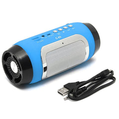 Portable Bluetooth Speaker Rechargeable Mini Speaker MP3 FM Radio Stereo Music
