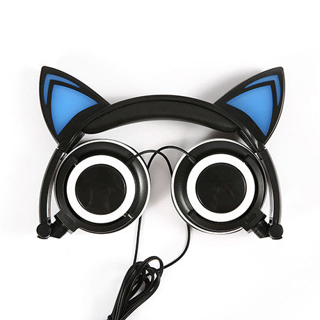 Cat Headphones with LED lights