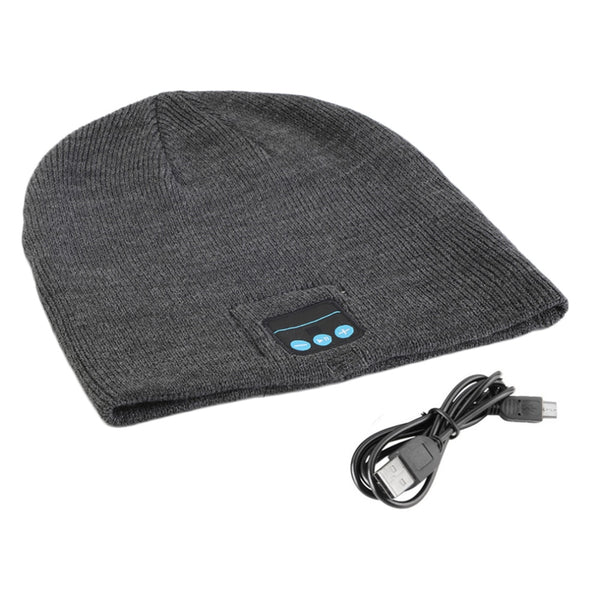 Wireless Bluetooth Hat Winter Warm Beanies With V3.0+ EDR Bluetooth Music Hat Skullies Unisex Cool Knitted Cap