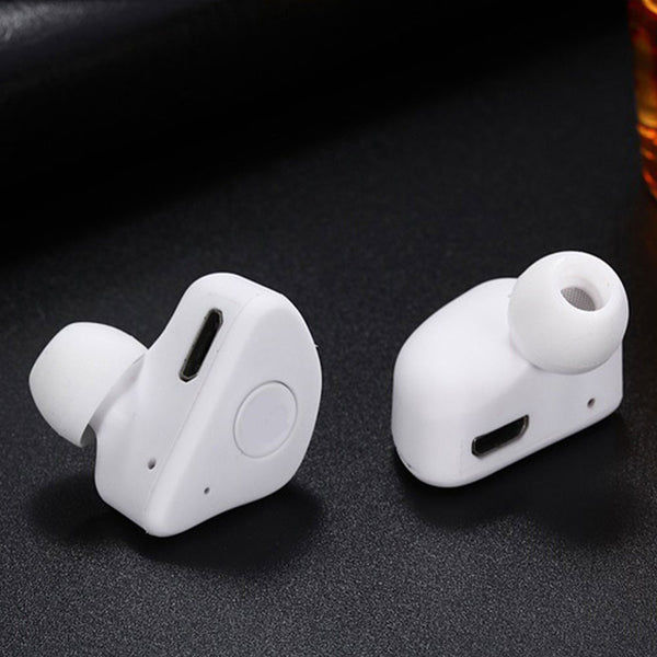 Mini Sport Rechargeable Mini Earphone Wireless Headphone Dual Headphones 2.4GHz Music Noise Cancellation Bluetooth Headset