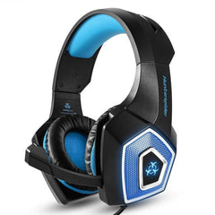 Gaming Headset with Mic-Sound Clarity Noise Reduction Headphone with LED Lights for Computer Game With Y Splitter