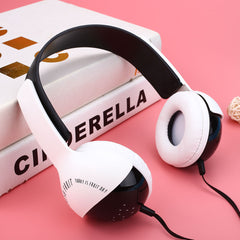 Cartoon Fruit Headset Headband Over-Ear Headphones Earphone with Mic Universal