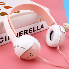 Cartoon Fruit Headset Headband Over-Ear Headphones Earphone with Mic Universal