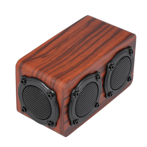Portable Wooden Speaker Wireless Bluetooth 4.2 Speakers Stereo Music Sound Box Bass Subwoofer for iPhone Samsung