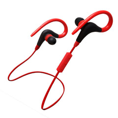 Stereo Bluetooth Headset Earphone Headphone For Iphone Samsung LG Red