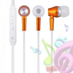 Metallic Luminous Earphones In-Ear Luminous Wired Headphones Heavy Music Headphones