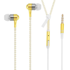 Luminous Headphones Luminous Zipper Headphones In-Ear Bass With Wheat Phone Headset