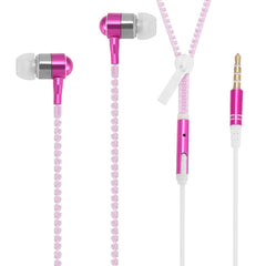 Luminous Headphones Luminous Zipper Headphones In-Ear Bass With Wheat Phone Headset