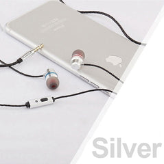 TOMKAS In-Ear Earphones Special Edition Headset Clear Bass Earphones With Microphone 5 Colors Metal Heavy Bass Headphones