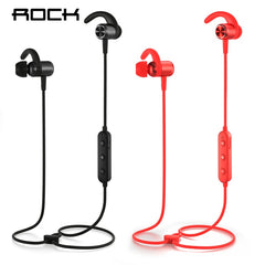 ROCK Bluetooth Earphone with Mic Half In-ear Bluetooth Headphone Wireless Neckband Magnetic Headset for iphone XS Xiaomi