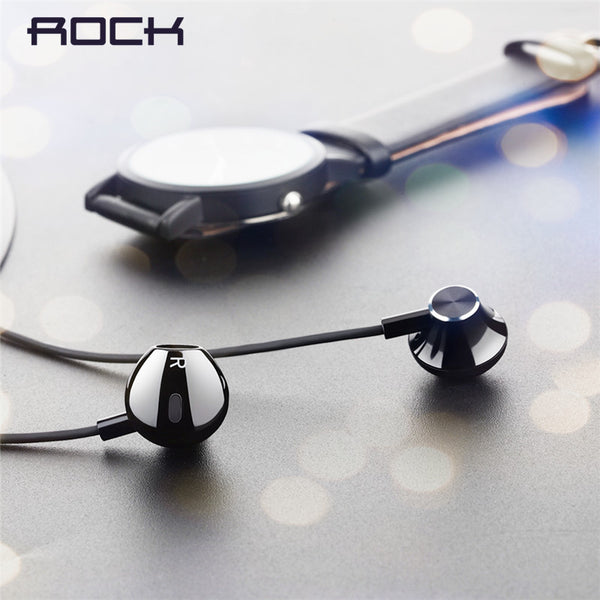 Rock Stereo Earphone In-ear Headset 3.5mm Phone Stereo Sound Headset for iPhone, SamSung,Huawei,Xiaomi and More Fone De Ouvido