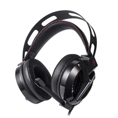 M180 Gaming Headset Wired Strong Bass Game Headphones Noise-canceling Gaming Headphone with Mic for PS4 Xbox Laptop Computer Cellphone (Black)