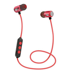 Bluetooth 4.1 Wireless Sports Headphones Magnetic Absorption neckband Stereo Earphone with Mic for iPhone and for Android