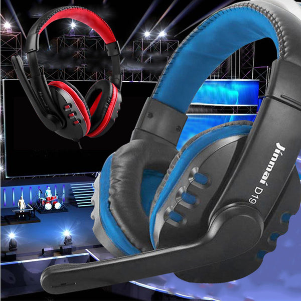 Pro Skype Gaming Stereo Headphones Headset Mic For PC Gaming Headphones