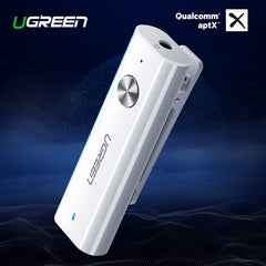 Ugreen Bluetooth 4.2 Receiver 3.5mm Aux Bluetooth Audio Receiver APTX bluetooth adapter Music Headphone Aux Bluetooth Receiver