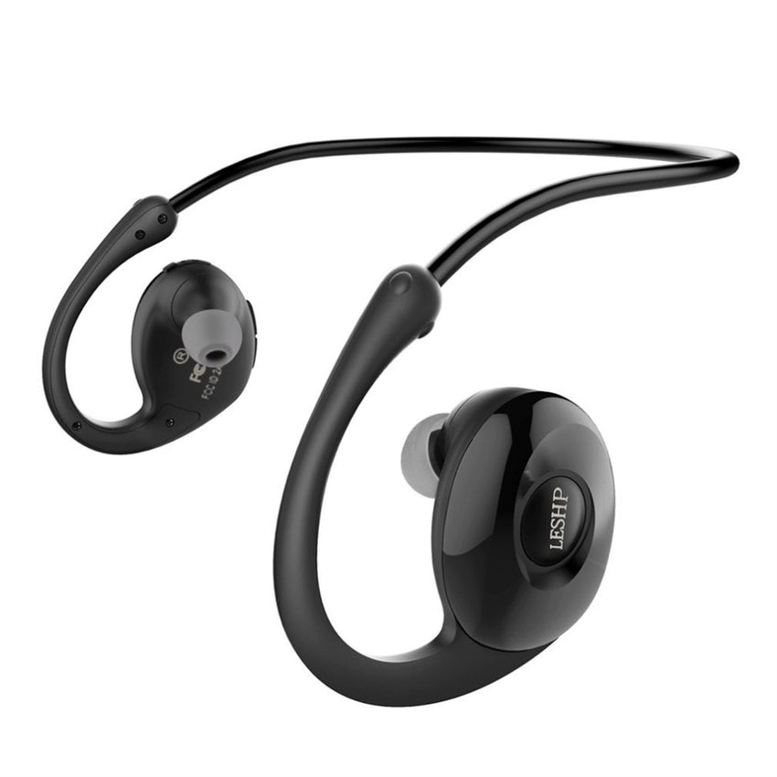 LESHP Snail In-ear Sport Bluetooth V4.0 Earphone Portable Headset Pedometer Microphone Function for Professional Running