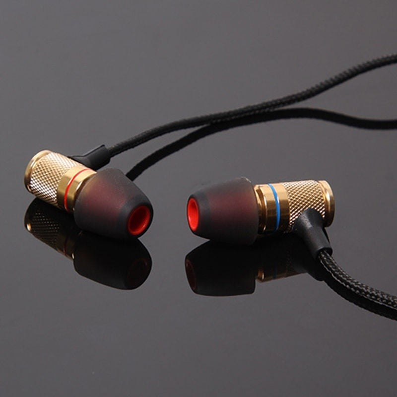 In Ear Metal Stereo Earphones HIFI Headphones Super Clear Bass Headset