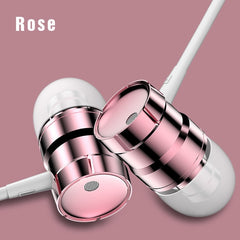 Rock In-ear Stereo Earphone Headset 3.5mm with Mic Earbuds for iPhone, SamSung,Huawei,Xiaomi and More Fone De Ouvido