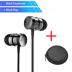 Rock In-ear Stereo Earphone Headset 3.5mm with Mic Earbuds for iPhone, SamSung,Huawei,Xiaomi and More Fone De Ouvido