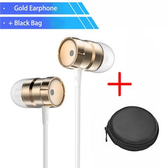 Rock In-ear Stereo Earphone Headset 3.5mm with Mic Earbuds for iPhone, SamSung,Huawei,Xiaomi and More Fone De Ouvido