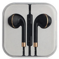 Portable Smart Metal Earphone Volume Control Hifi Earbuds with Mic Wired Headset for Smartphones Tablets PC