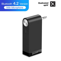 Ugreen Bluetooth Receiver 4.2 Wireless Bluetooth Audio Receiver 3.5mm Car Aux Bluetooth Adapter for Speaker Headphone Hands-free