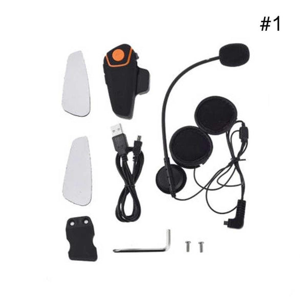 Bluetooth Intercom Motorcycle Headphones Motor Helmet Interphone