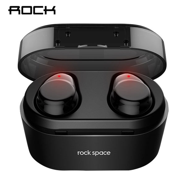 ROCK Mini TWS True Wireless Bluetooth Earphone Stereo Sports Headset With Charging Box Mic Earbud For iPhone XS MAX Xiaomi