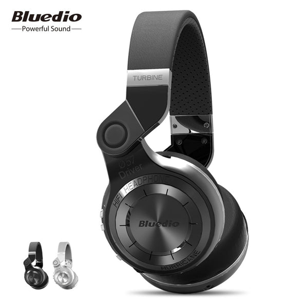 Bluedio T2 Bluetooth Stereo Headphone Wireless Folding Headphones Built-in Mic BT4.1 Powerful Bass Headphones