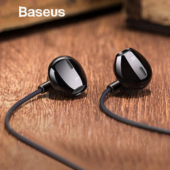 Baseus H06 In-ear Stereo Bass Earphones Headphones 3.5mm jack wired control HiFi Earbuds Headset for iPhone Xiaomi Mobile Phone